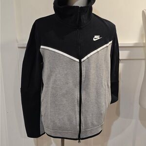 Black, White, and Grey Nike Tech